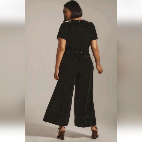 Anthropogie NWTs Somerset Velvet Jumpsuit - Picture 6 of 10
